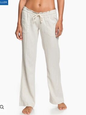 Roxy Oceanside pant linen blend